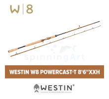 Спиннинг Westin W8 Powercast-T 8'6"/255cm XXH 40-130g Octagon Tube